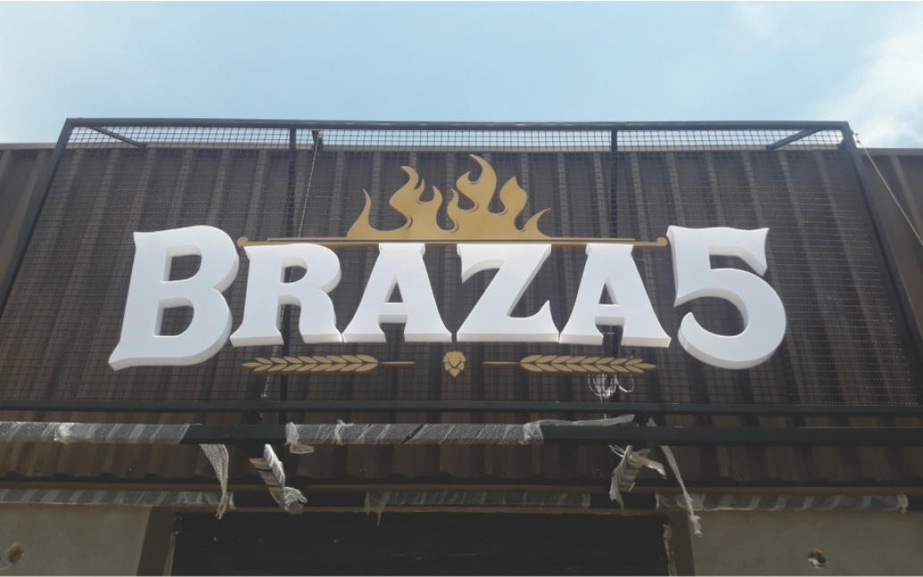 Letras caixa em Acrílico - Braza5