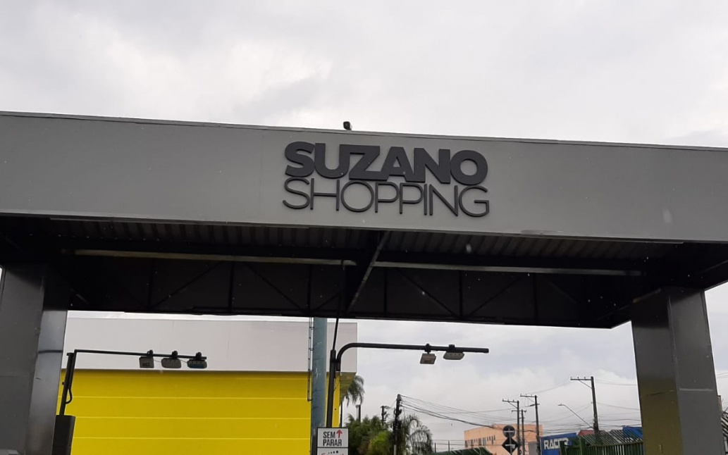 Letras caixa em PVC - Suzano Shopping