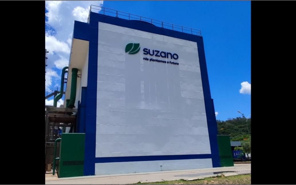 Letras caixa em PVC - Suzano Papel e Celulose